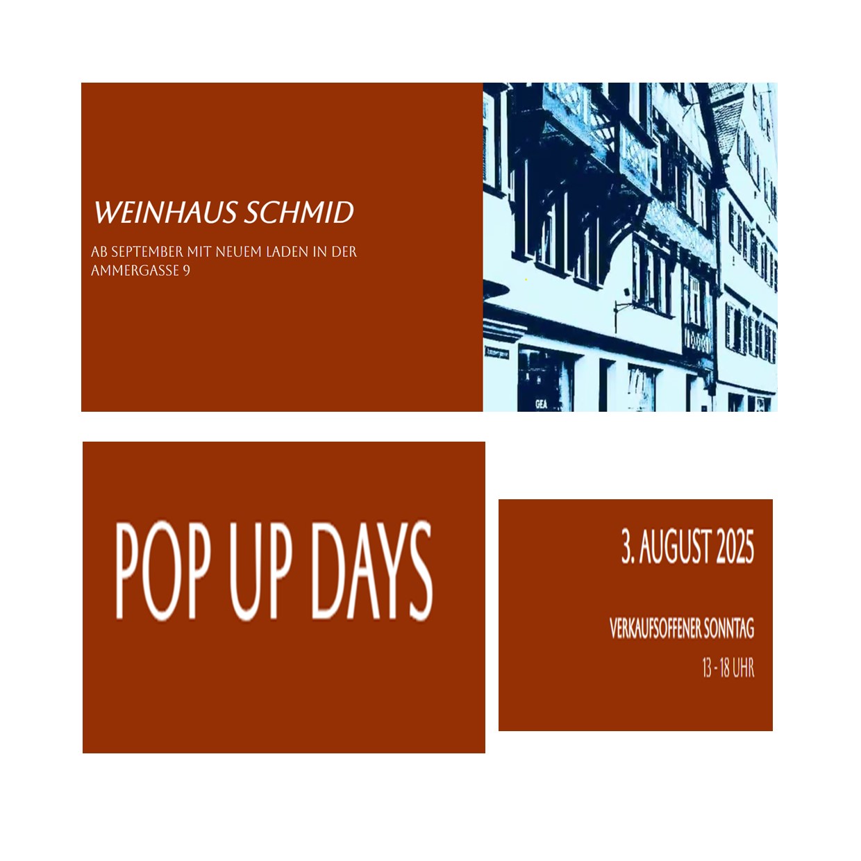Pop up – Lager 99  Tübingen