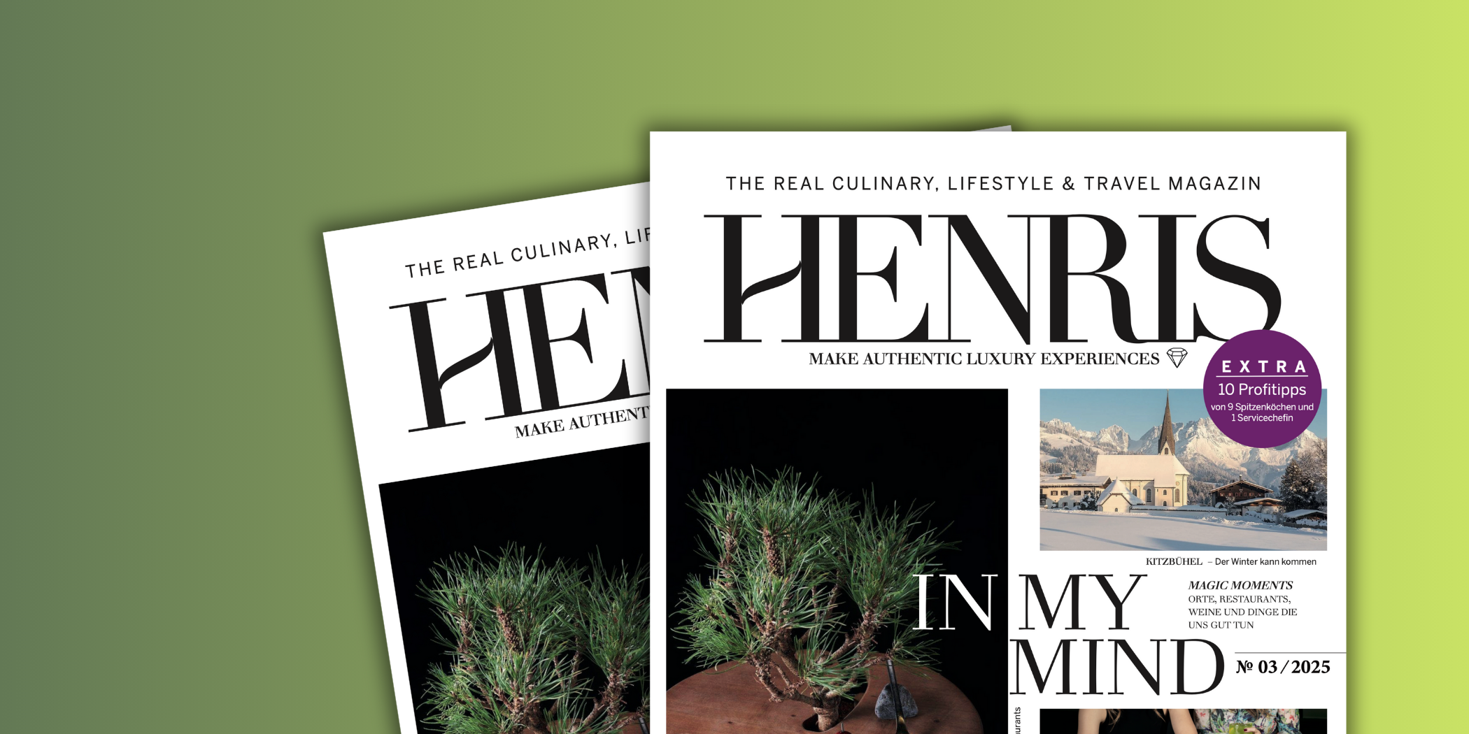 Wir freuen uns über drei rote Trauben bei Henris